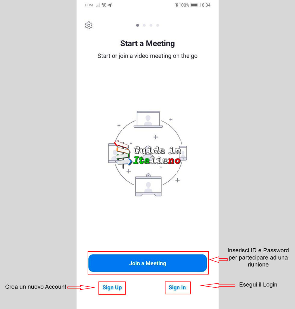 login zoom android