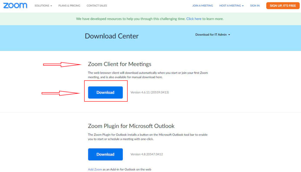 ultima versione zoom cloud meeting pc