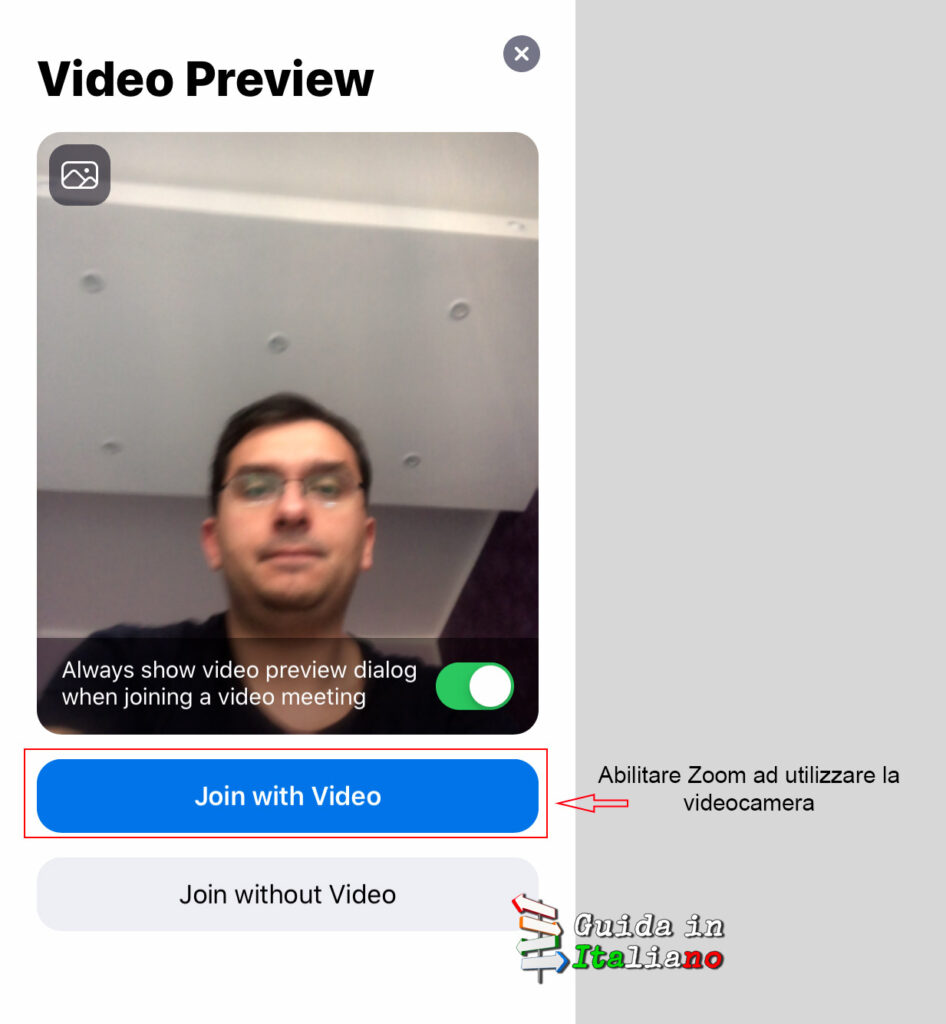 abiliare video zoom