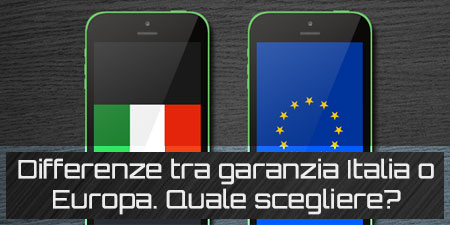 Differenze tra la garanzia Italia e la Garanzia Europa